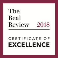 The Real Review 2018 Certificate Of Excellence