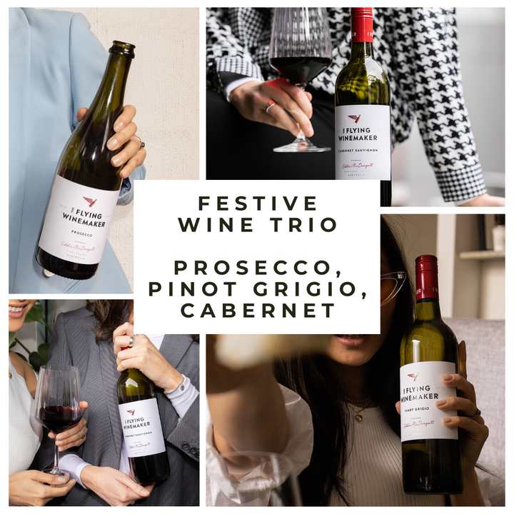 Festive Wine Trio - Prosecco, Pinot Grigio, Cabernet